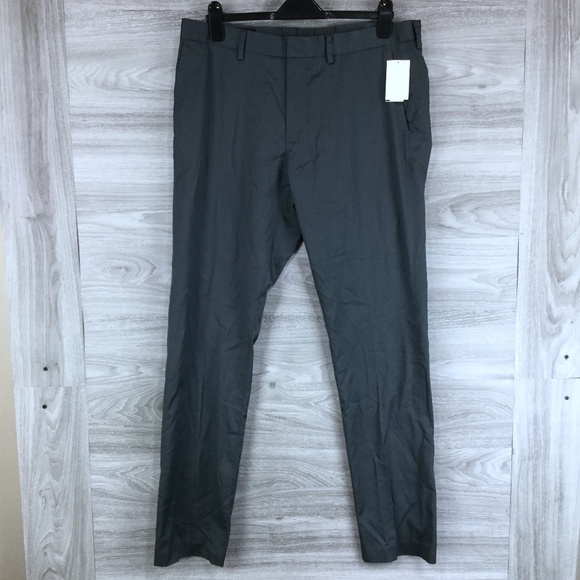 Nordstrom Mens Shop Non-Iron Slim Fit Chinos - Picture 3 of 7